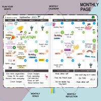 Creative Students Use Planner English Version Calendar main image 5