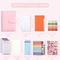 Macaron A6 Loose-leaf Accounting Notebook Creative Cash Budget Financial Planning Journal Book main image 5