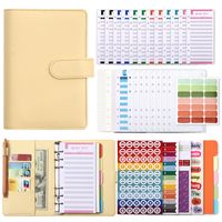 Macaron A6 Loose-leaf Accounting Notebook Creative Cash Budget Financial Planning Journal Book sku image 24
