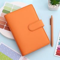 Macaron A6 Loose-leaf Accounting Notebook Creative Cash Budget Financial Planning Journal Book sku image 1