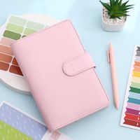 Macaron A6 Loose-leaf Accounting Notebook Creative Cash Budget Financial Planning Journal Book sku image 2