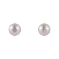 1 Paar Dame Perle Überzug Gemischte Materialien Ohrstecker main image 4