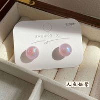 Simple Style Pearl Alloy Stoving Varnish Artificial Pearls Women's Ear Studs 1 Pair sku image 25
