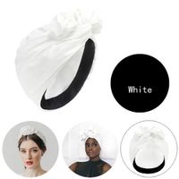 Women's Simple Style Solid Color Bowknot Eaveless Beanie Hat sku image 8
