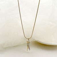 Casual Artistic Human Stainless Steel Plating Gold Plated Pendant Necklace Long Necklace main image 4