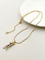 Casual Artistic Human Stainless Steel Plating Gold Plated Pendant Necklace Long Necklace main image 3