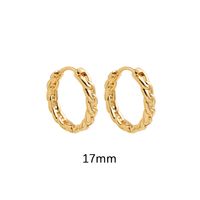 1 Pair Ig Style Simple Style Solid Color Plating Alloy Earrings sku image 3