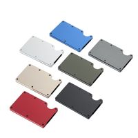 Solid Color Alloy Card Holders main image 2
