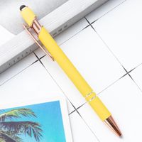 Aluminum Rod Ballpoint Pen Spot Wholesale Press Ballpoint Pen Metal Medium Oil Pen Printing Press Aluminum Rod Ballpoint Pen sku image 18