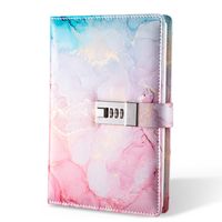 Fashion Creative A5 Password-protected Journal Book Student Notepad Stationery Notebook sku image 1