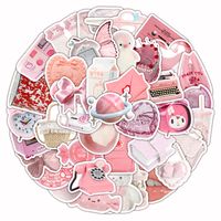 360 Retro Retro Ins Girl Heart Stickers Notebook Decoration Car Guitar Luggage Stickers Wholesale sku image 1