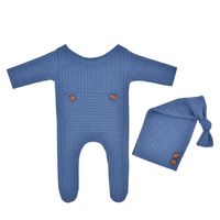 Solid Color Polyester Baby Clothing Sets main image 2