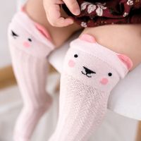 Women's Cute Dog Cotton Hollow Out Over The Knee Socks 1 Set main image 3