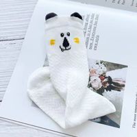 Women's Cute Dog Cotton Hollow Out Over The Knee Socks 1 Set sku image 12