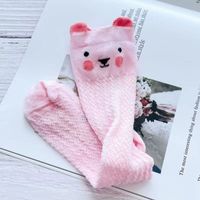 Women's Cute Dog Cotton Hollow Out Over The Knee Socks 1 Set sku image 16