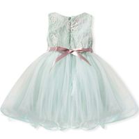 Solid Color Cotton Girls Dresses main image 2