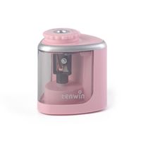 Creative Portable Solid Color Electric Pencil Sharpener Student Stationery Wholesale sku image 2