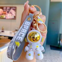 Cute Astronaut Pvc Unisex Bag Pendant Keychain sku image 2