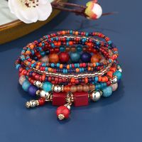 Ethnic Style Round Arylic Alloy Wholesale Bracelets sku image 5
