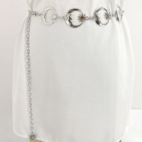 Hip-hop Punk Sun Star Moon Metal Women's Waist Chain main image 4