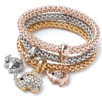 Style IG Style Simple Géométrique Alliage Le Fer Placage Incruster Strass Unisexe Bracelets sku image 8