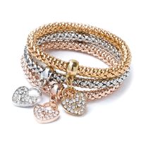 Style IG Style Simple Géométrique Alliage Le Fer Placage Incruster Strass Unisexe Bracelets sku image 3