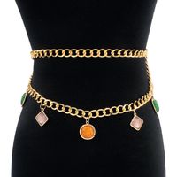 1 Piece Fashion Star Heart Shape Arylic Alloy Aluminum Plating Rhinestones Women's Layered Necklaces sku image 2