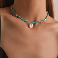 Vacation Shell Seed Bead Shell Women's Necklace sku image 1