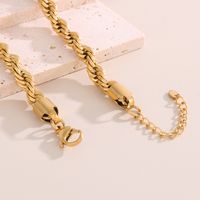 Stainless Steel Titanium Steel 18K Gold Plated Casual Simple Style Plating Solid Color Necklace main image 5