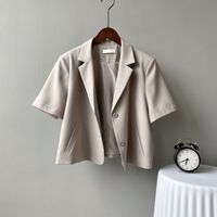 Spring New Korean Style Loose Temperament Short Coat sku image 7