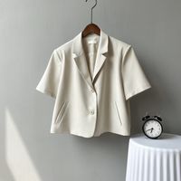 Spring New Korean Style Loose Temperament Short Coat sku image 5