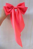 Women's Elegant Lady Solid Color Bow Knot Cloth Hair Clip sku image 11