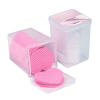 Casual Solid Color Plastic Nail Polish Removing Tissue 1 Piece main image 4