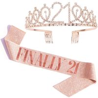 New Letter Pattern Anniversary Crown Birthday Party Decorations sku image 41