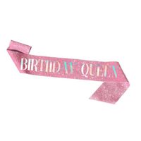 New Letter Pattern Anniversary Crown Birthday Party Decorations sku image 9