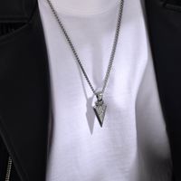 Vintage Style Punk Simple Style Arrow 304 Stainless Steel Enamel Men'S main image 9