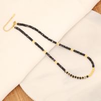 Ethnischer Stil Einfacher Stil Mehrfarbig Ein Naturstein Kupfer 18 Karat Vergoldet Halskette In Masse sku image 6