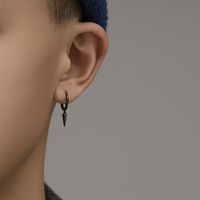 1 Pair Hip-hop Geometric Plating Copper Earrings main image 5