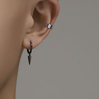 1 Pair Hip-hop Geometric Plating Copper Earrings main image 1