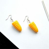 1 Pair Cute Fruit Resin Drop Earrings main image 4