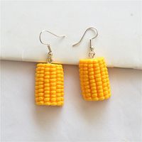1 Pair Cute Fruit Resin Drop Earrings sku image 1