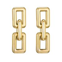1 Pair Elegant Simple Style Geometric Plating Arylic Drop Earrings main image 5