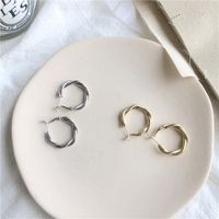 1 Pair Simple Style Geometric Plating Alloy Earrings main image 1