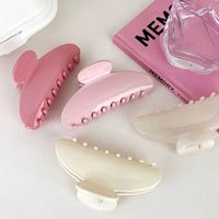 Simple Style Solid Color Arylic Hair Claws main image 1