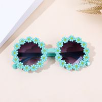 Cute Simple Style Flower Ac Special-shaped Mirror Full Frame Kids Sunglasses sku image 4