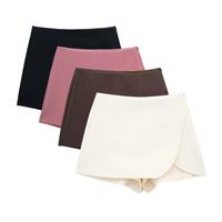 Women's Daily Casual Solid Color Shorts Slit Shorts main image 1