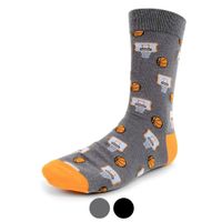 Unisex Fashion Ball Basketball Football Cotton Jacquard Crew Socks sku image 2