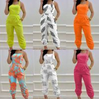 Women's Daily Classic Style Solid Color Ankle-length Printing Jumpsuits main image 1