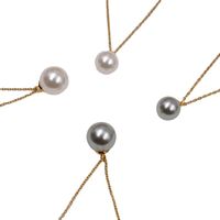Elegant Simple Style Geometric Imitation Pearl Titanium Steel Copper Plating Earrings Necklace main image 3