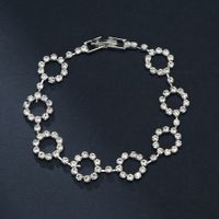 Großhandelskristallrhinestone-schmucksache-halsketten-gesetztes Brauthochzeits-zweiteiliges Set sku image 2